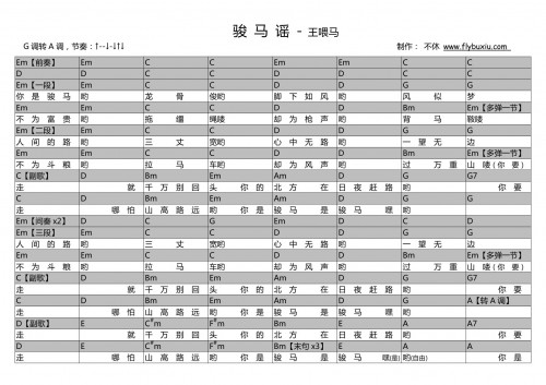 王喂马-骏马谣0000