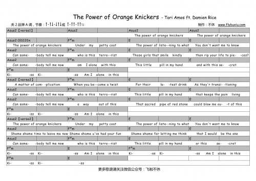 Tori Amos ft. Damien Rice-The Power of Orange Knickers0000