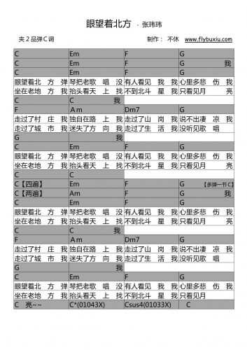 张玮玮-眼望着北方0000