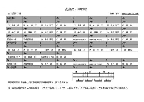 张玮玮版-流浪汉 桥泥哇咋0000