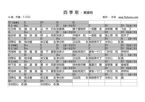 黄耀明-四季歌0000