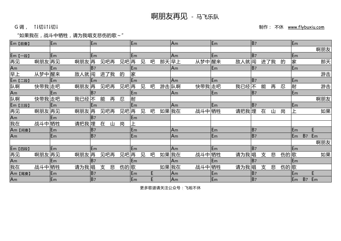 我的未来式(爱情公寓片头曲) 吉他谱-虫虫吉他谱免费下载