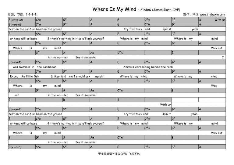  Where Is My Mind Pixies James Blunt LIVE 